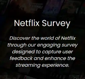 Netflix Survey Form Clone