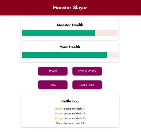 Monster Slayer Game Project